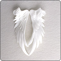 Seraphim's wing (white) - Click Image to Close