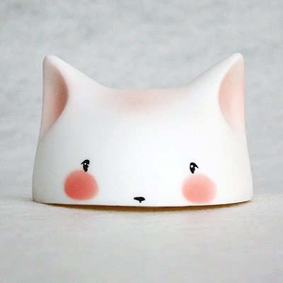 Cat cap (white) - Click Image to Close